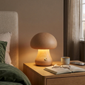 Wooden Mushroom Lamp