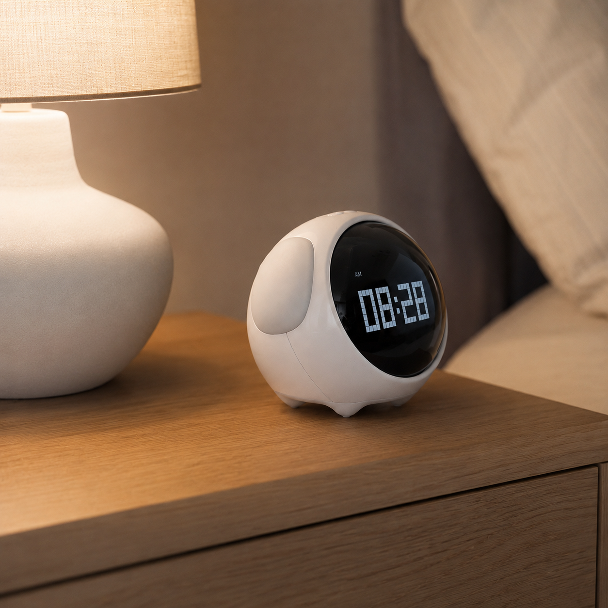 Digital Expression Alarm Clock with Night light