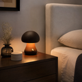 Wooden Mushroom Lamp