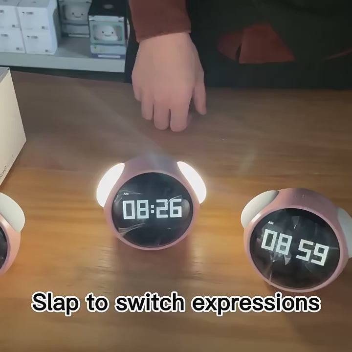 Digital Expression Alarm Clock with Night light
