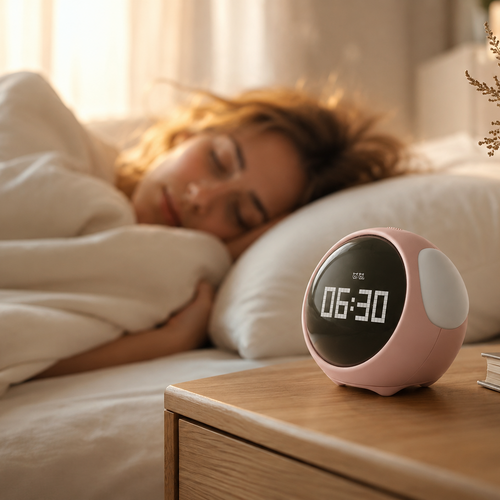 Digital Expression Alarm Clock with Night light